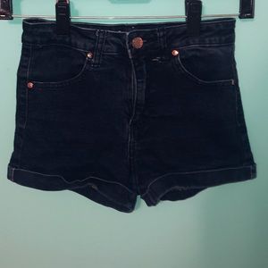 Denim shorts